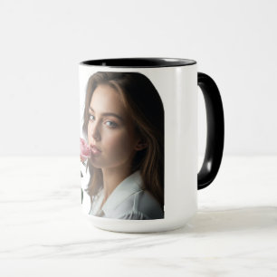 Caneca de Café de Duas Cores com Estética de Retra