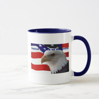 Caneca de café de Eagle dos Estados Unidos da