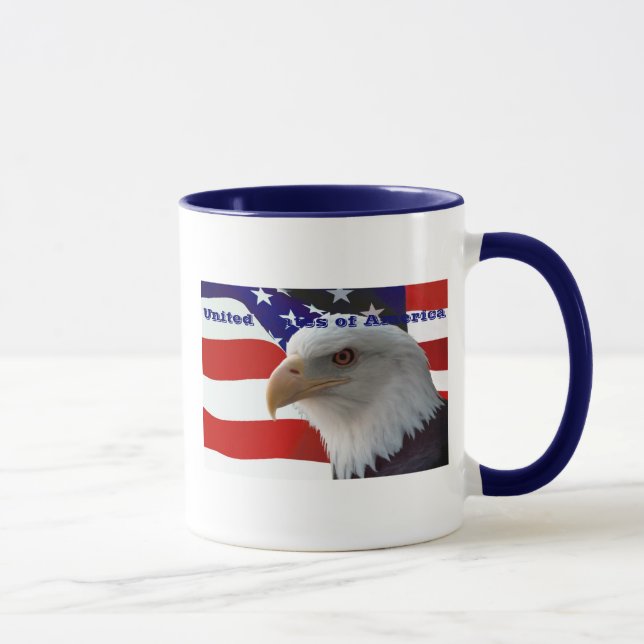 Caneca de café de Eagle dos Estados Unidos da (Direita)
