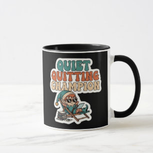 Caneca de Café de Elfo de Demissão Silenciosa Humo