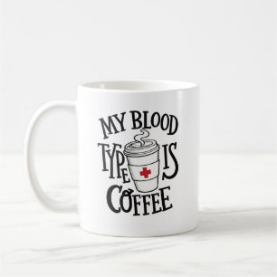Caneca de Café de Enfermeira Engraçada – Meu Tipo