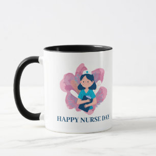 Caneca de Café de Enfermeira Limpa equipe de lim