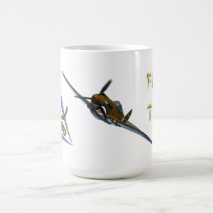 Caneca de café de Flying Tigers P-40B Warhawk