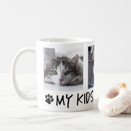 Caneca de Café de Foto com Meus Filhos Têm Patas 3