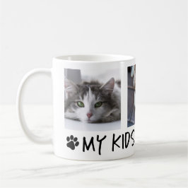 Caneca de Café de Foto com Meus Filhos Têm Patas 3