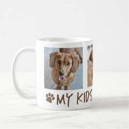 Caneca de Café de Foto com Meus Filhos Têm Patas 3