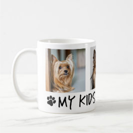 Caneca de Café de Foto com Meus Filhos Têm Patas 3