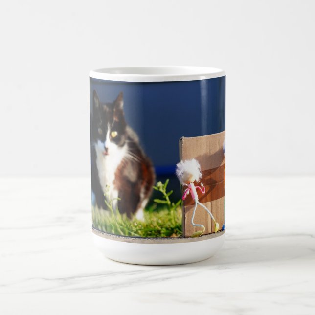 Caneca De Café De Fubby's verstoppertje spelen met Kat Ping. (Centro)