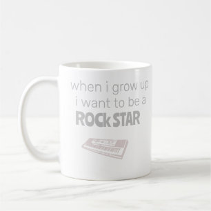 Caneca de Café de Futuro Astro do Rock