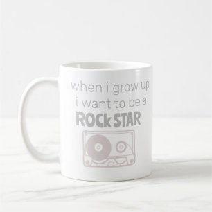 Caneca de Café de Futuro Astro do Rock