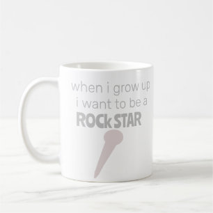 Caneca de Café de Futuro Astro do Rock