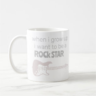Caneca de Café de Futuro Astro do Rock