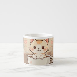 Caneca de Café de Gatinho Kawaii Fofo | Presente p