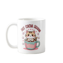 Caneca de Café de Gato de Inverno Fofo – Presente