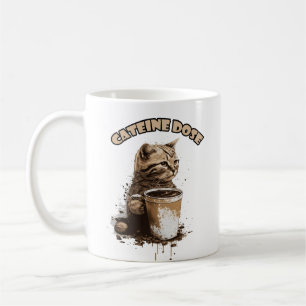 Caneca de café de gato engraçado para amantes de g