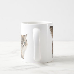 caneca de café de gato fofo e fofinho