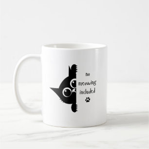 Caneca de Café de Gato Sem Miados