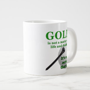 Caneca de café de golfe