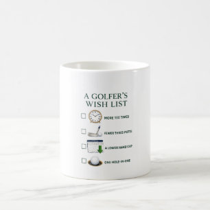 Caneca de Café de Golfe Humor de Presente para Gol