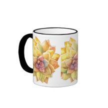 Caneca de café de Graptopetalum