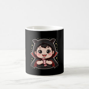 Caneca de Café de Halloween de Bebê Vampiro Fofo