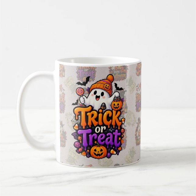 Caneca de café de Halloween fofa (Esquerda)