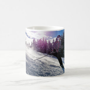 Caneca de café de HAMbWG - de Skiier