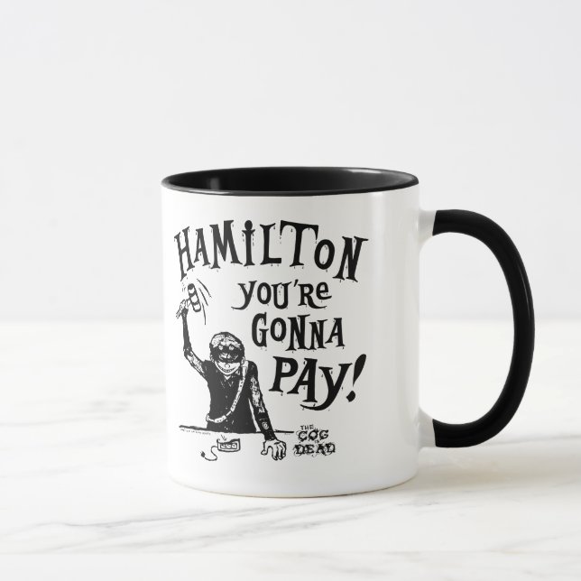 Caneca de café de HAMILTON (Direita)