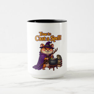 Caneca de Café de Hamster Feiticeiro Fofo