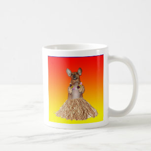 Caneca de café de Hula do Dachshund