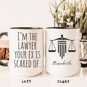 Caneca de Café de Humor Jurídico Personalizada Pre