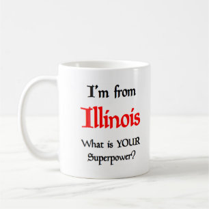 caneca de café de illinois