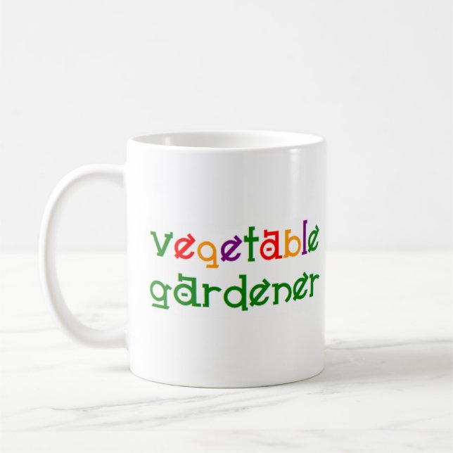 caneca de café de jardineiro vegetal (Esquerda)