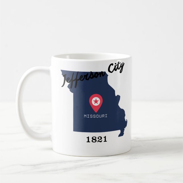 Caneca de café de Jefferson City  (Esquerda)