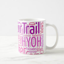 Caneca de café de JMT - rosa