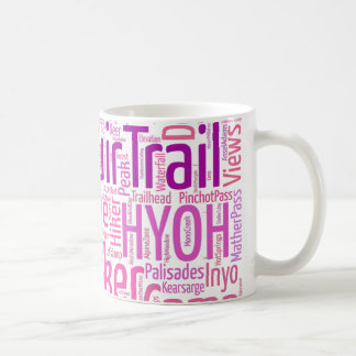Caneca de café de JMT - rosa