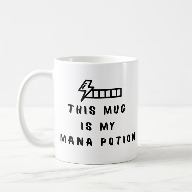 Caneca de Café de Jogador Engraçado Esta Caneca É  (Esquerda)