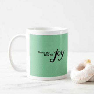 Caneca de café de Joy, inspiradora e colorida