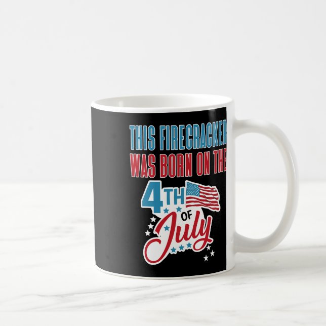 Caneca De Café De Julho, O Bombeiro Nascido No Quarto (Direita)