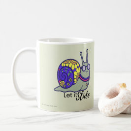 Caneca de Café de Lesma Fofa 'Deixa Rolar' – Troca