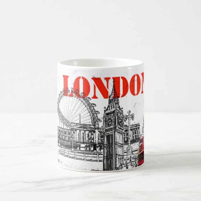caneca de café de londres (Centro)