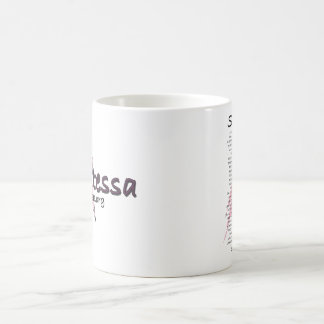 Caneca de café de luxe de Tessa da equipe