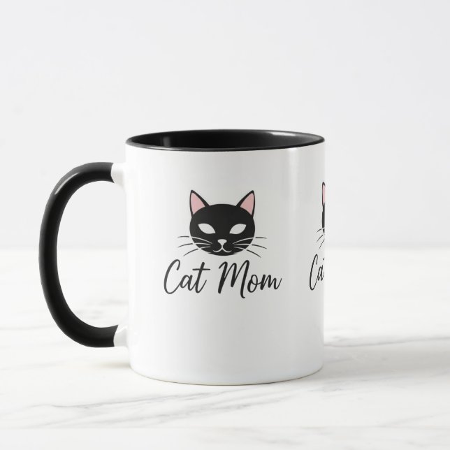 Caneca de Café de Mãe de Gato Orgulhosa Presente d (Esquerda)