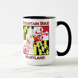 Caneca de café de Maryland do Mountain bike