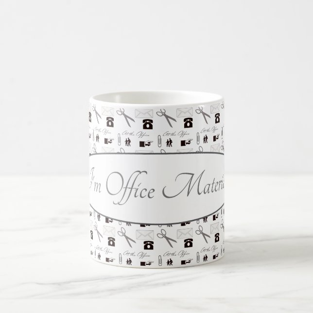 Caneca de Café de Material de Escritório (Centro)