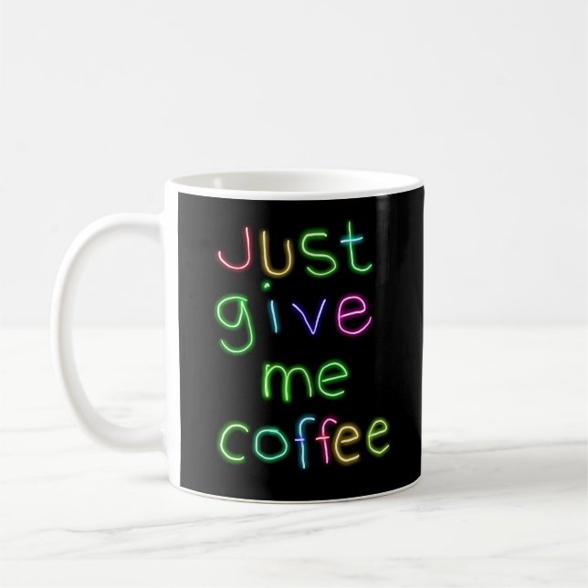 Caneca De Café Dê-Me Café (Esquerda)