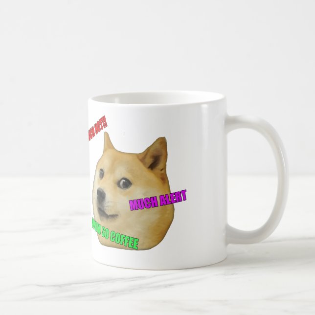 Caneca de café de Meme do Doge! (Direita)
