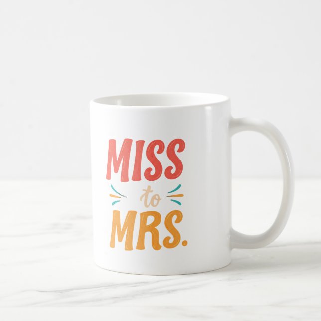 Caneca De Café De Miss a Sra (Direita)