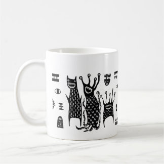 Caneca de Café de Monstro Fofo – Xícara de Cerâmic
