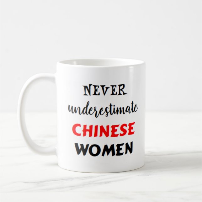 caneca de café de mulheres chinesas (Esquerda)